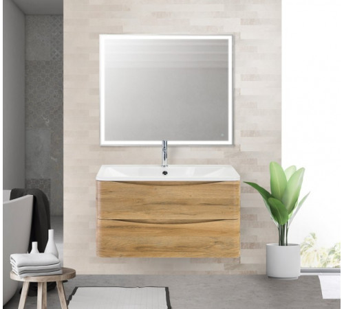 Тумба под раковину BelBagno ACQUA-800-2C-SO-RR подвесная Rovere Rustico