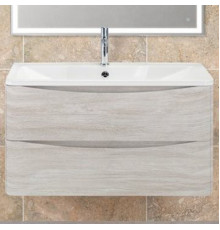 Тумба под раковину BelBagno ACQUA-1000-2C-SO-RVB подвесная Rovere Vintage Bianco