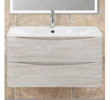 Тумба под раковину BelBagno ACQUA-800-2C-SO-RVB подвесная Rovere Vintage Bianco