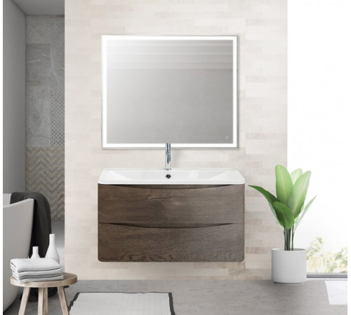 Тумба под раковину BelBagno ACQUA-800-2C-SO-RNG подвесная Robere Nature Grigio