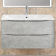 Тумба под раковину BelBagno ACQUA-1000-2C-SO-CVG подвесная Cemento Verona Grigio