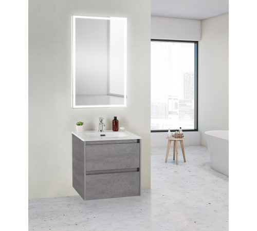 Тумба под раковину BelBagno Kraft 39 50 KRAFT 39-500/390-2C-SO-CG подвесная Cemento Grigio