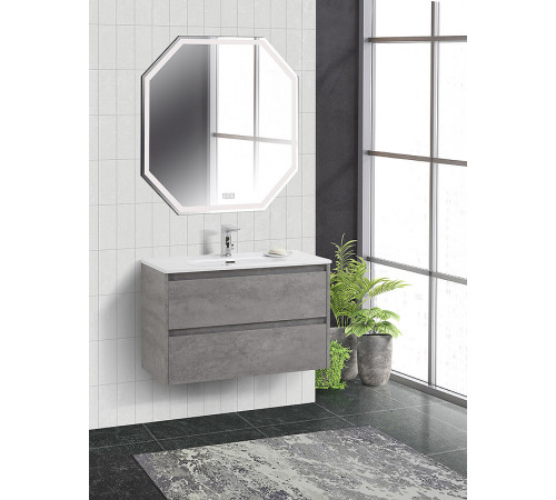 Тумба под раковину BelBagno Kraft 80 KRAFT 39-800/390-2C-SO-CG подвесная Cemento Grigio