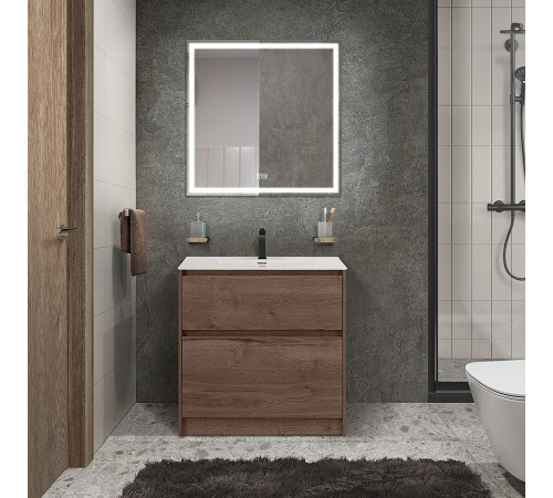 Тумба под раковину BelBagno Kraft 39 80 KRAFT39-800/390-2C-PIA-RT Rovere Tabacco