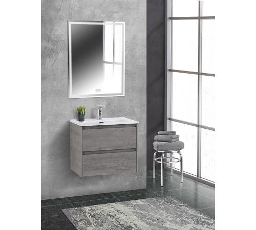 Тумба под раковину BelBagno Kraft 70 KRAFT 39-700/390-2C-SO-CG подвесная Cemento Grigio