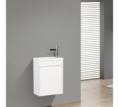 Тумба под раковину BelBagno Pietra Mini 46 PIETRA MINI-460-1A-SO-BL-L подвесная Bianco Lucido