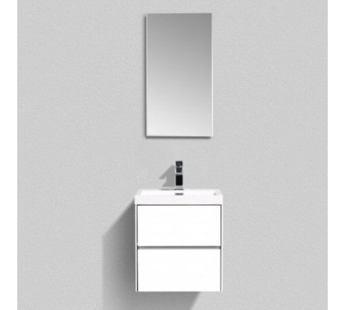 Тумба под раковину BelBagno Pietra Mini 50 PIETRA MINI-500-2C-SO-BL подвесная Bianco Lucido