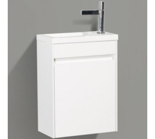 Тумба под раковину BelBagno Pietra Mini 40 PIETRA MINI-400-1A-SO-BL-R подвесная Bianco Lucido