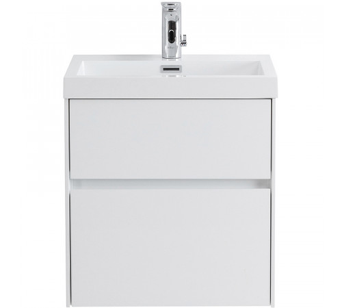 Тумба под раковину BelBagno Pietra Mini 50 PIETRA MINI-500AS-2C-SO-BL подвесная Bianco Lucido