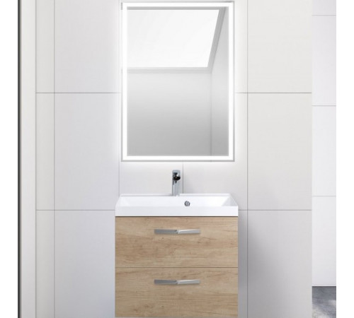 Тумба под раковину BelBagno Aurora 60 AURORA-600-2C-SO-RNN подвесная Rovere Nebrasca Nature