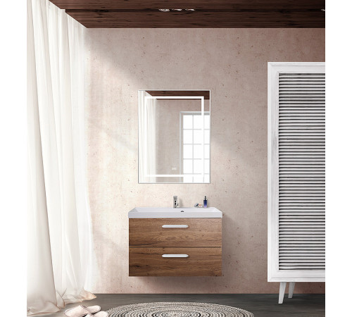 Тумба под раковину BelBagno Aurora 70 AURORA-700-2C-SO-RT подвесная Rovere Tabacco