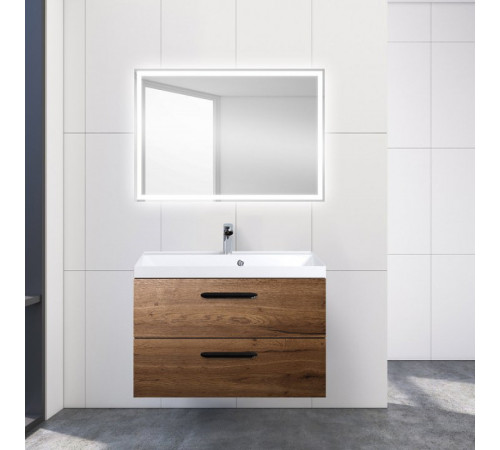 Тумба под раковину BelBagno Aurora 80 AURORA-800-2C-SO-RT подвесная Rovere Tabacco