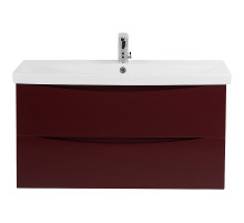 Тумба под раковину BelBagno Marino-Cer 100 MARINO-CER-1000-2C-SO-BRDL-P подвесная Bordo Lucido