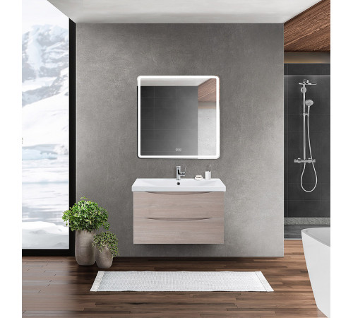 Тумба под раковину BelBagno Marino-Cer 70 MARINO-CER-700-2C-SO-RG-P подвесная Rovere Grigio