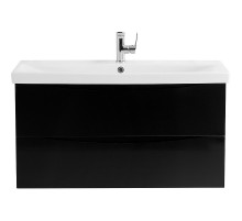 Тумба под раковину BelBagno Marino-Cer 80 MARINO-CER-800-2C-SO-NL-P подвесная Nero Lucido