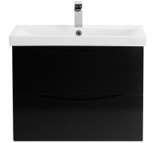 Тумба под раковину BelBagno Marino-Cer 70 MARINO-CER-700-2C-SO-NL-P подвесная Nero Lucido
