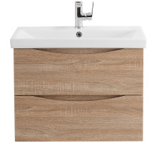 Тумба под раковину BelBagno Marino-Cer 70 MARINO-CER-700-2C-SO-WO-P подвесная Rovere Bianco