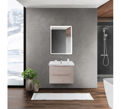 Тумба под раковину BelBagno Marino-Cer 60 MARINO-CER-600-2C-SO-RG-P подвесная Rovere Grigio