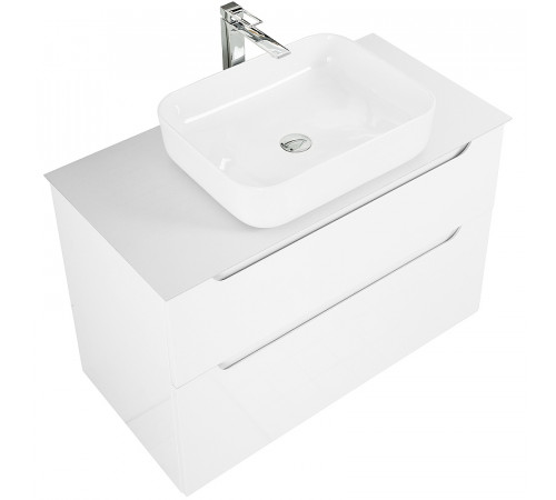 Тумба под раковину BelBagno Etna-H60 90 ETNA-H60-900-2C-SO-BL-P подвесная Bianco Lucido