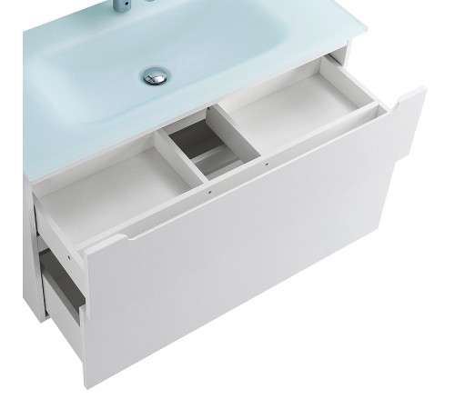 Тумба под раковину BelBagno Etna-H60 90 ETNA-H60-900-2C-SO-BL-P подвесная Bianco Lucido