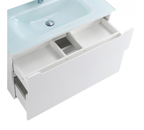 Тумба под раковину BelBagno Etna-H60 90 ETNA-H60-900-2C-SO-BL-P подвесная Bianco Lucido