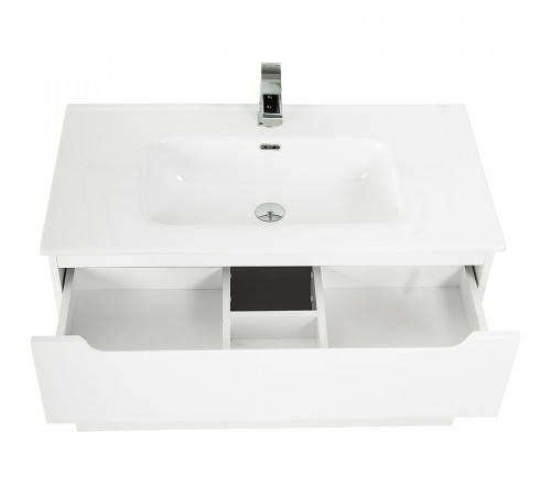 Тумба под раковину BelBagno Etna-H60 90 ETNA-H60-900-2C-SO-BL-P подвесная Bianco Lucido