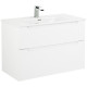 Тумба под раковину BelBagno Etna-H60 90 ETNA-H60-900-2C-SO-BL-P подвесная Bianco Lucido