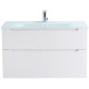 Тумба под раковину BelBagno Etna-H60 90 ETNA-H60-900-2C-SO-BL-P подвесная Bianco Lucido