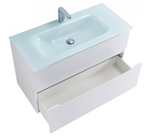 Тумба под раковину BelBagno Etna-H60 90 ETNA-H60-900-2C-SO-BL-P подвесная Bianco Lucido