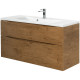 Тумба под раковину BelBagno Marino-H60 110 MARINO-H60-1100-2C-SO-RN-P подвесная Rovere Nature