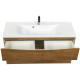 Тумба под раковину BelBagno Marino-H60 110 MARINO-H60-1100-2C-SO-RN-P подвесная Rovere Nature