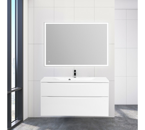 Тумба под раковину BelBagno Marino-H60 110 MARINO-H60-1100-2C-SO-BL-P подвесная Bianco Lucido