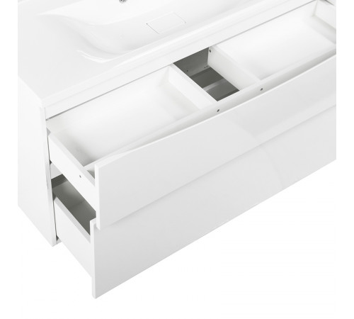 Тумба под раковину BelBagno Marino-H60 110 MARINO-H60-1100-2C-SO-BL-P подвесная Bianco Lucido