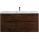 Тумба под раковину BelBagno Marino-H60 110 MARINO-H60-1100-2C-SO-RW-P подвесная Rovere Moro