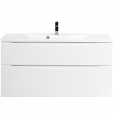 Тумба под раковину BelBagno Marino-H60 110 MARINO-H60-1100-2C-SO-BL-P подвесная Bianco Lucido