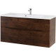 Тумба под раковину BelBagno Marino-H60 110 MARINO-H60-1100-2C-SO-RW-P подвесная Rovere Moro