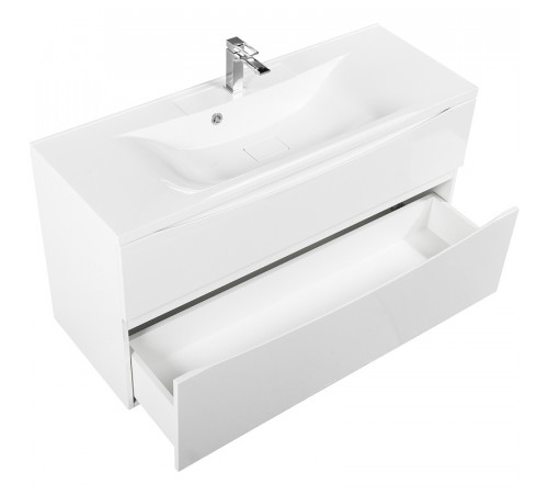 Тумба под раковину BelBagno Marino-H60 110 MARINO-H60-1100-2C-SO-BL-P подвесная Bianco Lucido