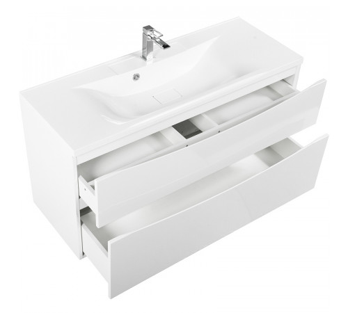 Тумба под раковину BelBagno Marino-H60 110 MARINO-H60-1100-2C-SO-BL-P подвесная Bianco Lucido