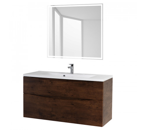 Тумба под раковину BelBagno Marino-H60 110 MARINO-H60-1100-2C-SO-RW-P подвесная Rovere Moro