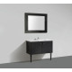 Зеркало BelBagno Atria 100 ATRIA-SPC-1000-NL Nero Laccato Lucido