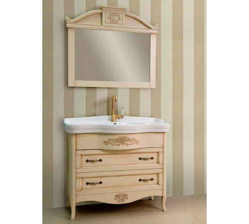 Зеркало BelBagno Primavera 99 BB45S/PBA Bianco Antico