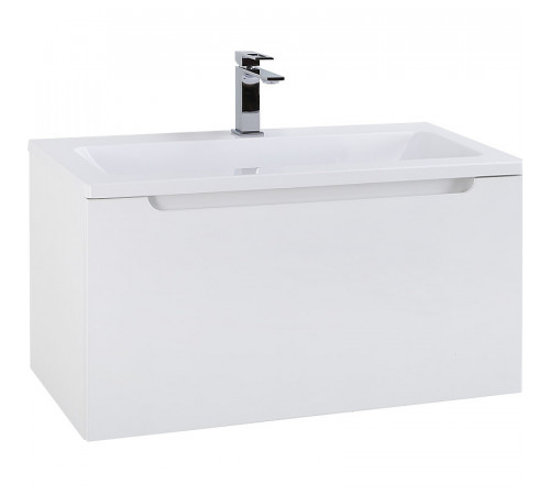 Тумба под раковину BelBagno Etna-M 80 ETNA-M-800/380-1C-SO-BL подвесная Bianco Lucido