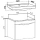 Тумба под раковину Runo Афина 60 00-00001205 подвесная Цемент