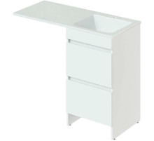 Тумба с раковиной WellWant by Orange Elba 110 R WWMAFR481187W Белая