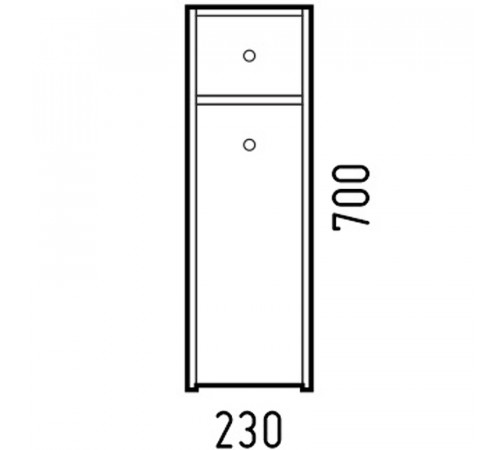 Комод Corozo Энри 20 Z2 SD-00000608 Белый