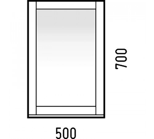 Зеркало Corozo Техас 50 SD-00000586 Белое