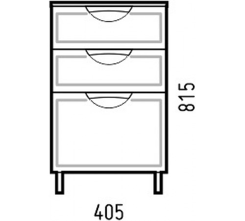 Комод Corozo Монро 40 Z3 SD-00000780 Белый