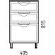 Комод Corozo Монро 40 Z3 SD-00000780 Белый