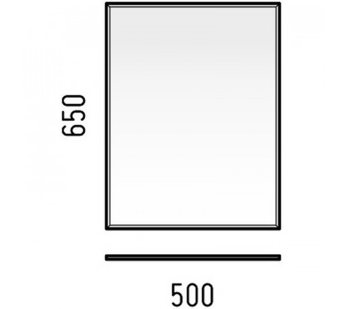 Зеркало Corozo Гольф 50 SD-00000630 с фацетом