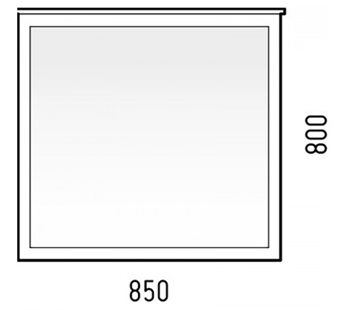 Зеркало Corozo Таормина 85 SD-00001109 Белое